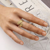 Gabriella Budapest | Korall Sormus 18K Kullasta