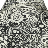 Pitkähihaista puuvillapaitaa vintage paisley -kuviolla miehille