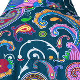 Miesten pitkähihaista puuvillapaitaa vintage paisley-kuviolla 70-luvulta