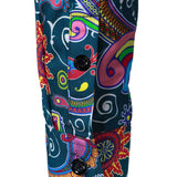 Miesten pitkähihaista puuvillapaitaa vintage paisley-kuviolla 70-luvulta