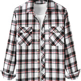 Flanelipaita kaksitaskulla miehille