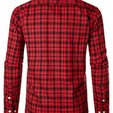 Flanelipaita kaksitaskulla miehille
