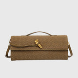 Gabriella Budapest | Kirsikka | Luksus Sametti Intrecciato Clutch Laukku