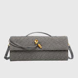 Gabriella Budapest | Kirsikka | Luksus Sametti Intrecciato Clutch Laukku