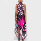 Gabriella Budapest | Asymmetrinen midi-hame ja kauluspaita-setti