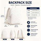 Pehmustettu Reppu - Kissanminttu Kuosilla