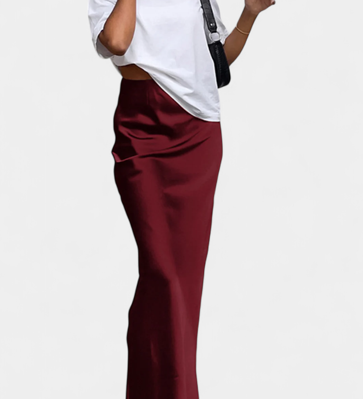 Gabriella Budapest | Yksinkertainen muotoilu, hienostunut tyyli maxi utility hame