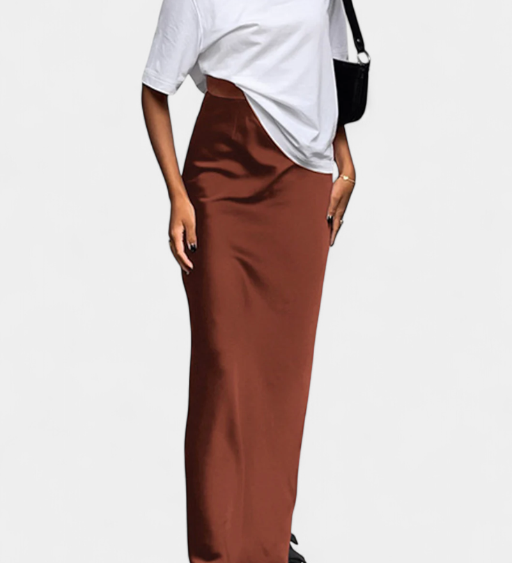 Gabriella Budapest | Yksinkertainen muotoilu, hienostunut tyyli maxi utility hame