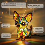 Viehättävä Chihuahua Lamppu