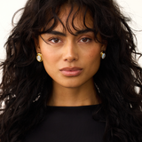 Gabriella Budapest | Kultaiset Napinmuotoiset Korvakorut 18k