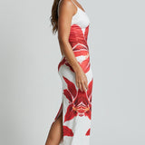 Gabriella Budapest | Midi mekko kukilla