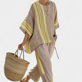 Lorena – Boho Len ja Bambus Setti
