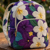 Pehmustettu Reppu - Lila Frangipani
