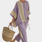 Lorena – Boho Len ja Bambus Setti
