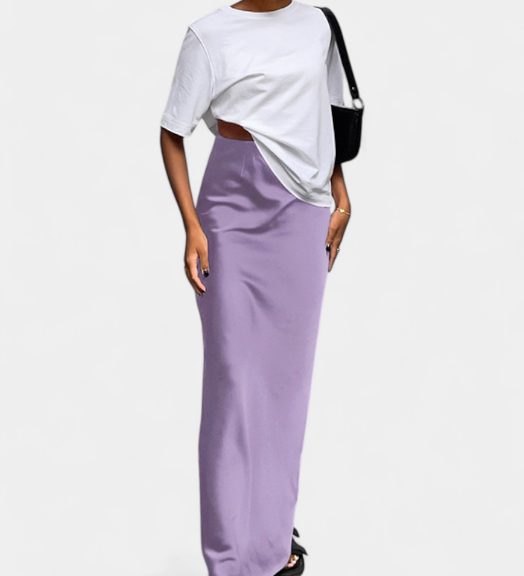 Gabriella Budapest | Yksinkertainen muotoilu, hienostunut tyyli maxi utility hame