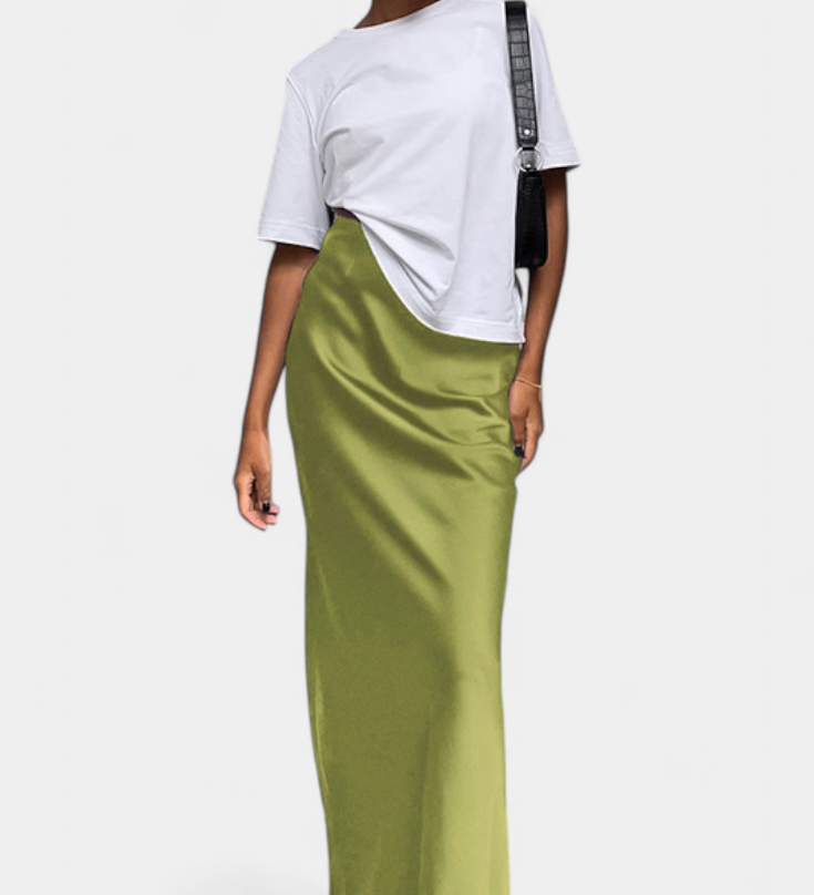 Gabriella Budapest | Yksinkertainen muotoilu, hienostunut tyyli maxi utility hame