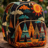 Pehmustettu Reppu - Boho Teltta ja Aurinko