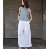 Gabriella Budapest | Käännettävä chambray-kangasliivi