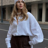 Gabriella Budapest | Puuvillainen Rentouva Paita