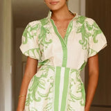 Gabriella Budapest | Kaksiosainen kukkakuosiset mekko