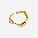 Gabriella Budapest | 18K Kulta Aalto Sormus