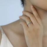 Gabriella Budapest | 18K Kulta Aalto Sormus