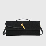 Gabriella Budapest | Kirsikka | Luksus Sametti Intrecciato Clutch Laukku