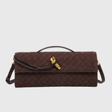 Gabriella Budapest | Kirsikka | Luksus Sametti Intrecciato Clutch Laukku