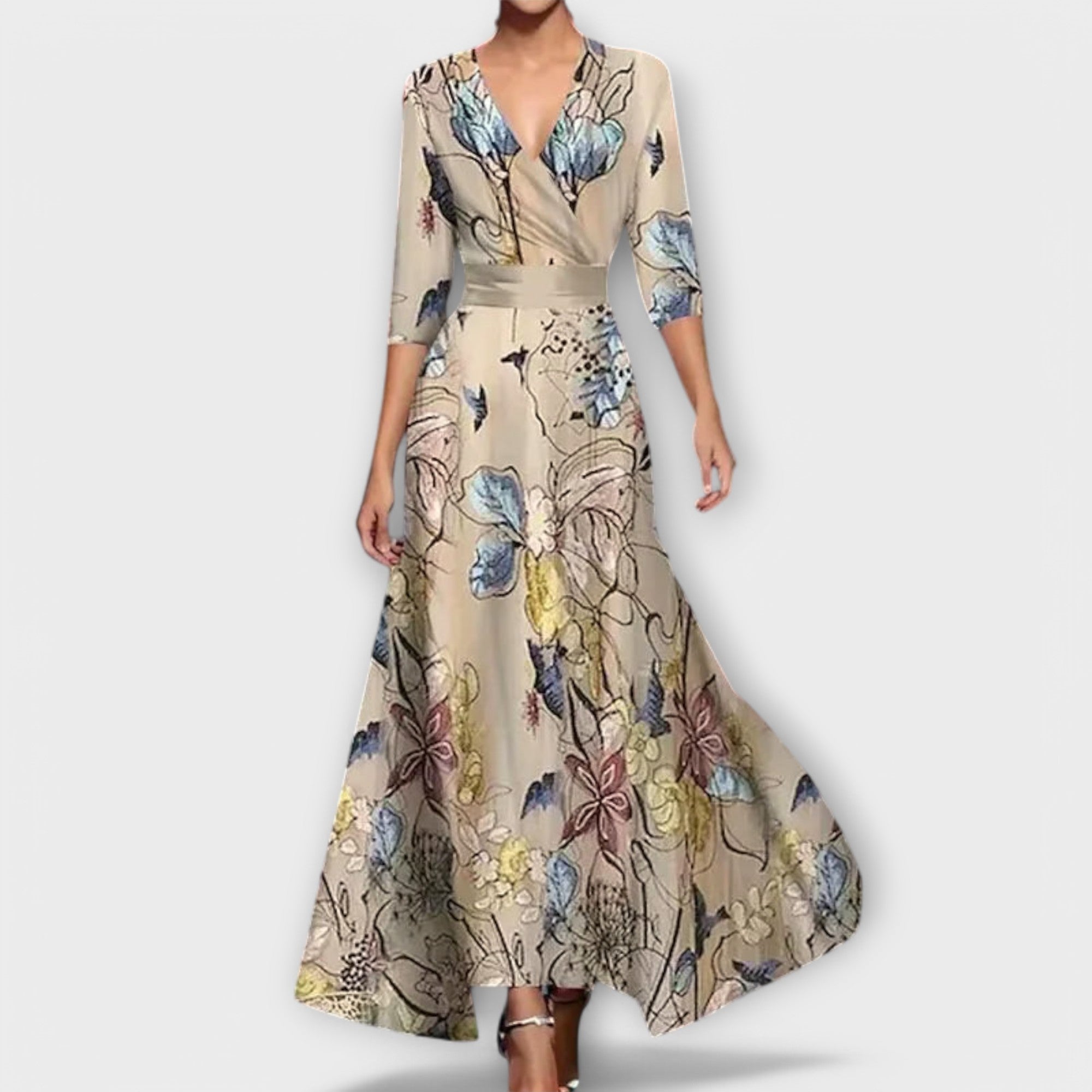 Gabriella Budapest | Alma - Elegantti naisten mekko hihallisella suunnittelulla