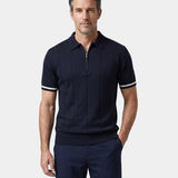 Clark | Raidallinen Zip Polo Paita