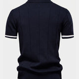 Clark | Raidallinen Zip Polo Paita