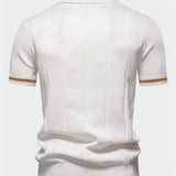 Clark | Raidallinen Zip Polo Paita