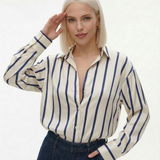 Gabriella Budapest | Raidallinen silkkipaita