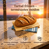 Mehiläisvahasta valmistettu leipäpussi ja 100 % puuvilla — Premium