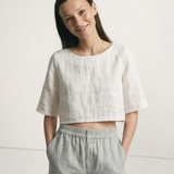 Gabriella Budapest | Rentouttava pellavatrikoo