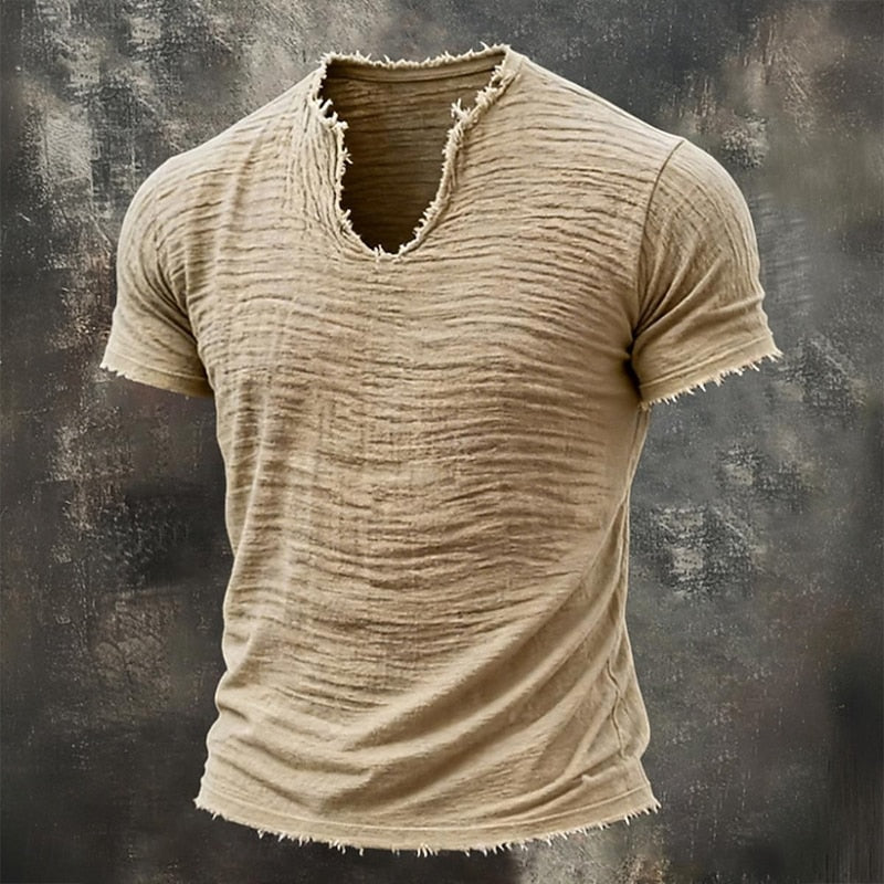 Mason | Vintage V-kaula-aukko T-paita