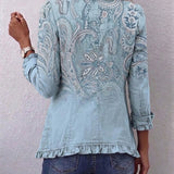 Emilia | Vintage Paisley Takki Hameilla