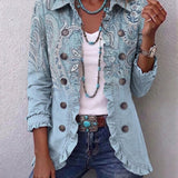 Emilia | Vintage Paisley Takki Hameilla